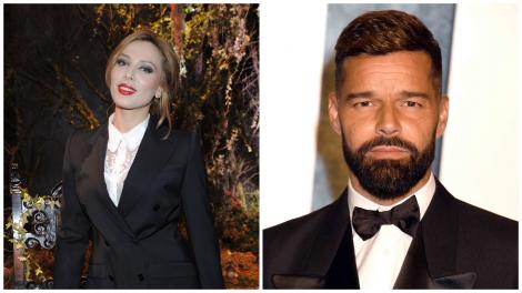 Cum s-a filmat Iulia Vântur alături de Ricky Martin. Românca a cântat în deschiderea concertului său din Dubai