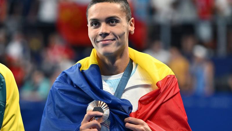 David Popovici,  nominalizat drept cel mai bun înotător al anului 2024! Cel mai mare rival al său l-a numit „Dumnezeu”