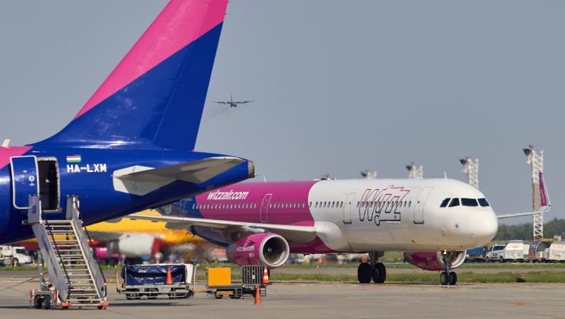 Wizz Air mută zborurile de pe 3 rute din ianuarie 2025 pe Aeroportul din Băneasa. Care sunt rutele afectate