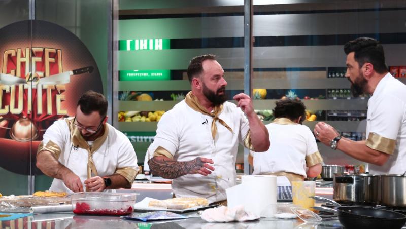 Echipa lui Chef Richard a câștigat aseară battle-ul Chefi la cuțite. Ultima confruntare a sezonului va decide semifinaliștii