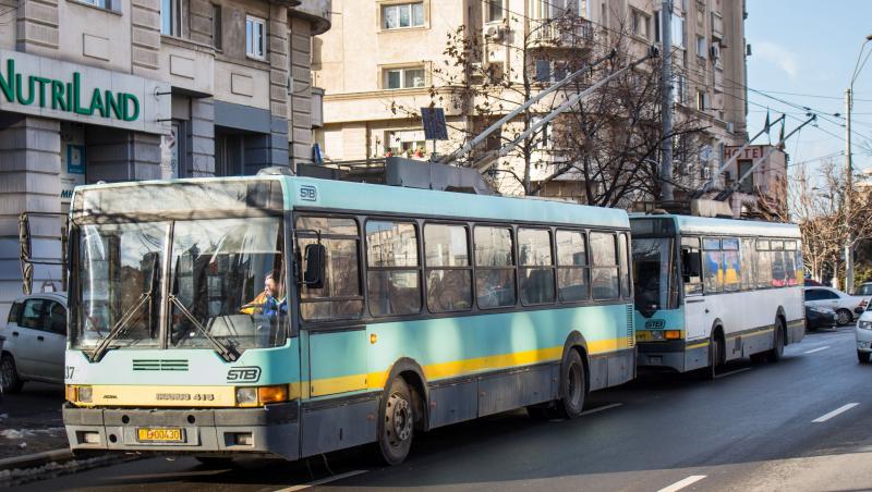 Cum vor circula tramvaiele și autobuzele din Capitală în noaptea de Revelion. Program STB pe 31 decembrie
