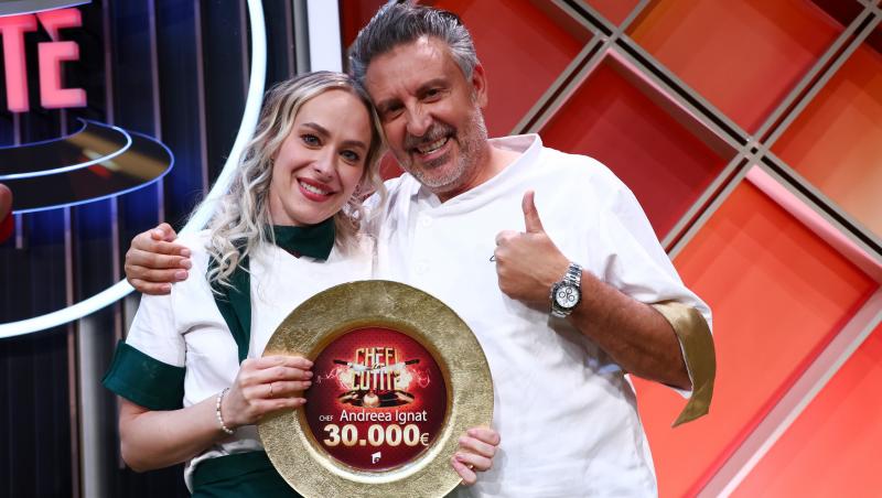 Cine a câștigat Chefi la cuțite, sezonul 14. Andreea Ignat pleacă acasă cu premiul de 30.000 de Euro și stagiul la Retroscena