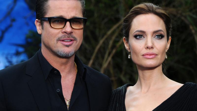 angelina jolie si brad pitt portret