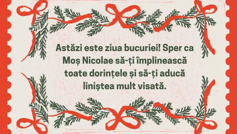 Urări pentru cei care își serbează onomastica de Sfântul Nicolae, pe 6 decembrie 2024