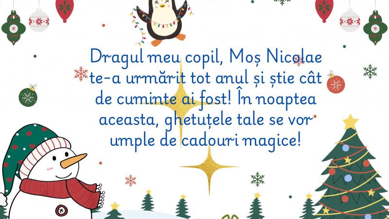 Urări pentru cei care își serbează onomastica de Sfântul Nicolae, pe 6 decembrie 2024