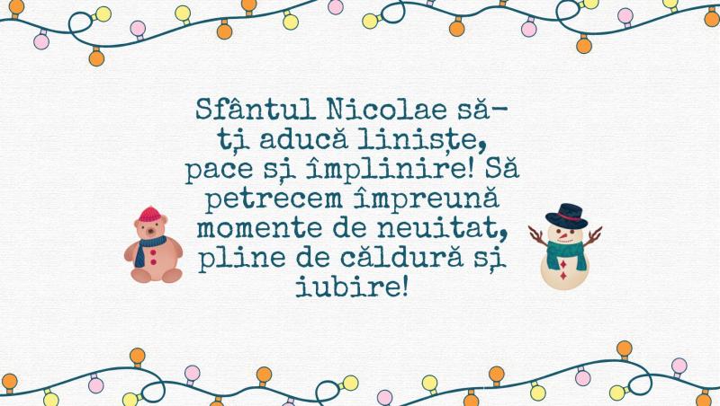 Urări pentru cei care își serbează onomastica de Sfântul Nicolae, pe 6 decembrie 2024