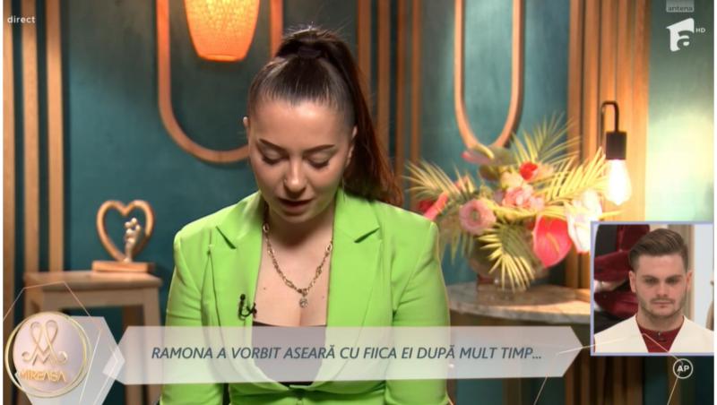 Mireasa, sezon 10, 6 decembrie 2024. Ramona a vorbit la telefon cu fiica ei după mult timp. Cum a fost conversația