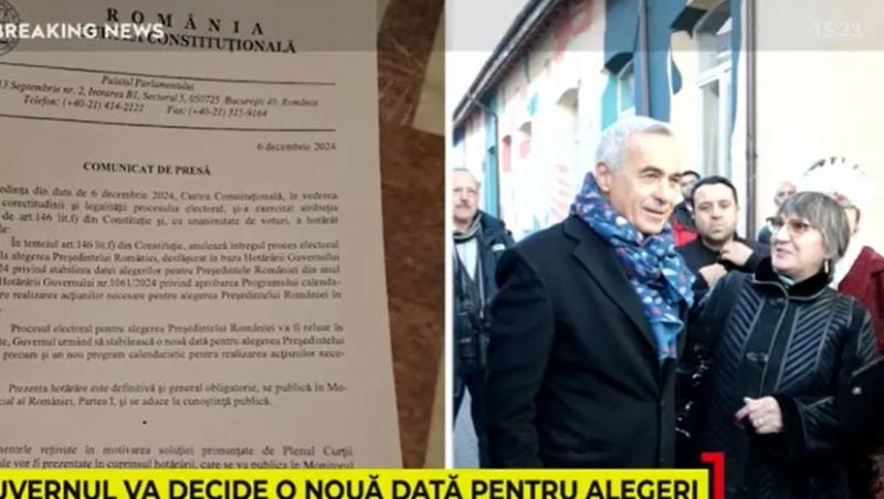 Breaking News: Alegeri prezidențiale 2024. CCR a decis anularea primului tur. Ce scenariu posibil există într-o astfel de situație