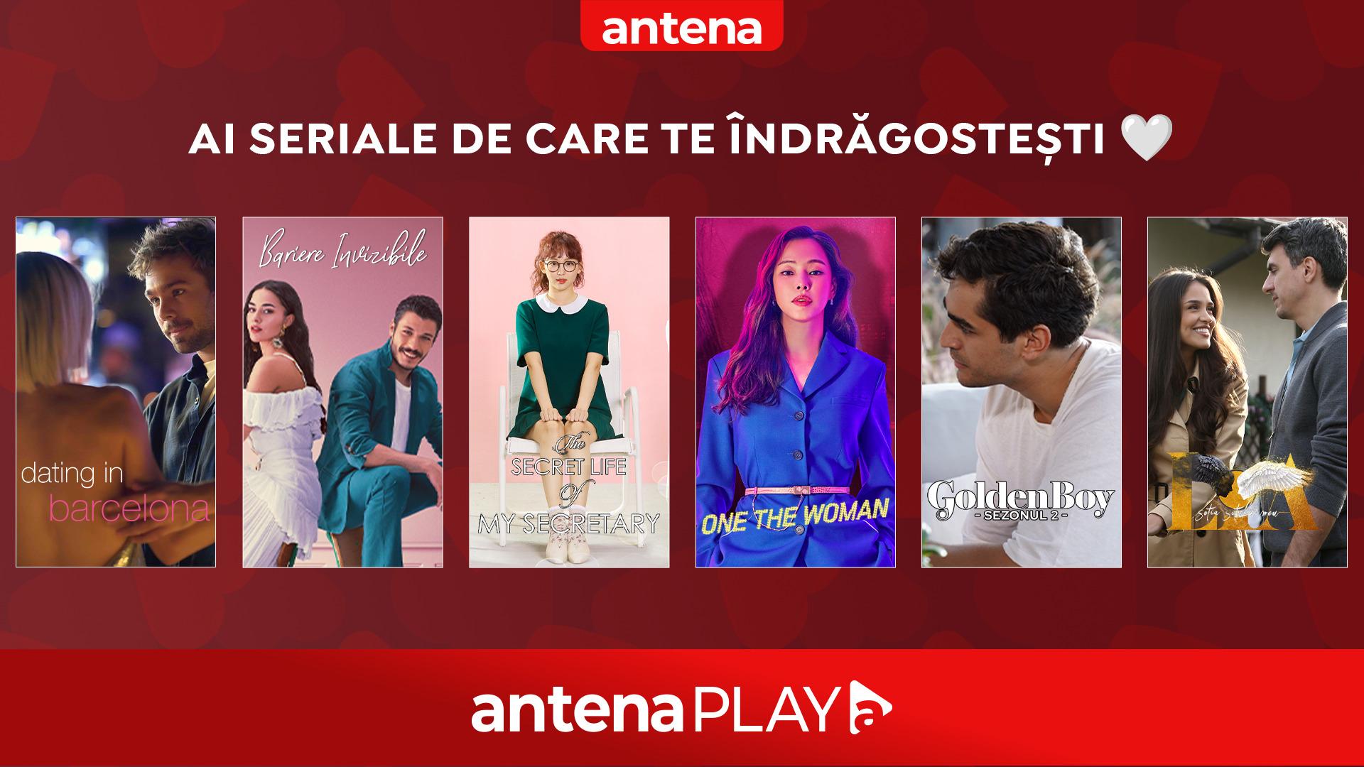 oferta de seriale romantice disponibile in antenaplay