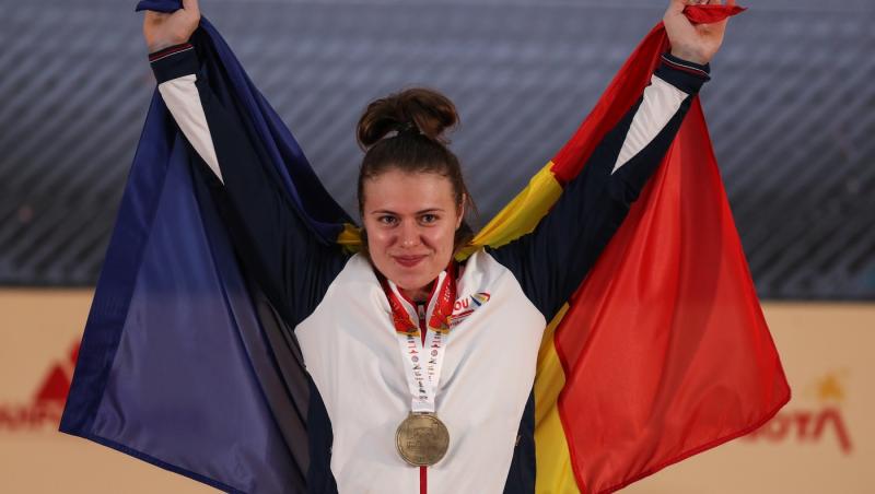 Imnul României a răsunat la Campionatele Europene de haltere, grație Loredanei Toma