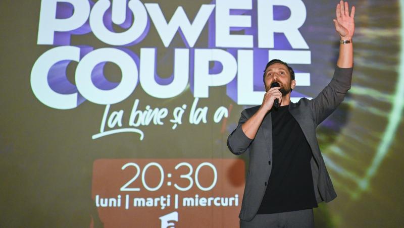 Vedetele au testat, la evenimentul de lansare Power Couple România, proba „Au, mami!”. Emisiunea începe luni, la Antena 1
