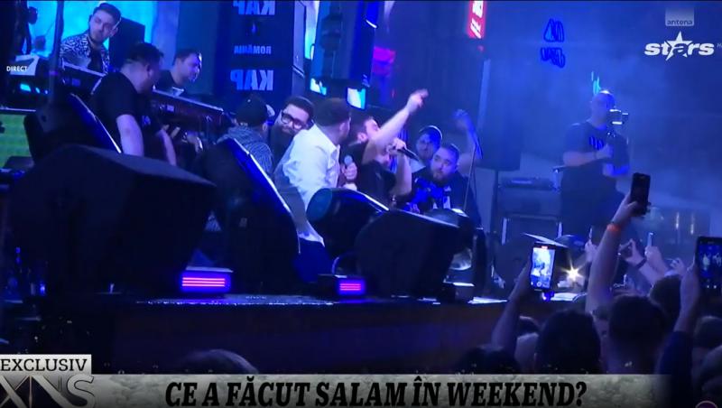Cum a apărut Florin Salam pe scenă după recentele probleme cu legea. Mii de oameni l-au aclamat: „România îmi aparține”