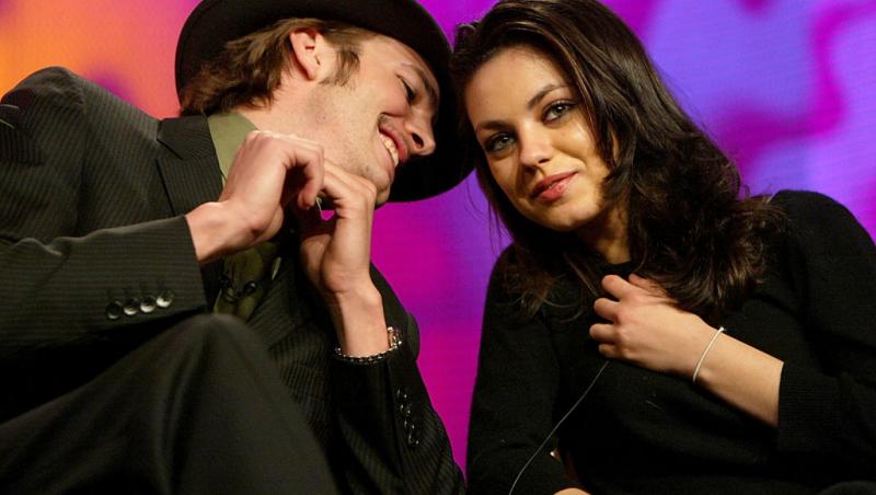 Combinația perfectă dintre Mila Kunis și Ashton Kutcher. Imagini rare cu chipul lui Wyatt, fiica celebrilor actori