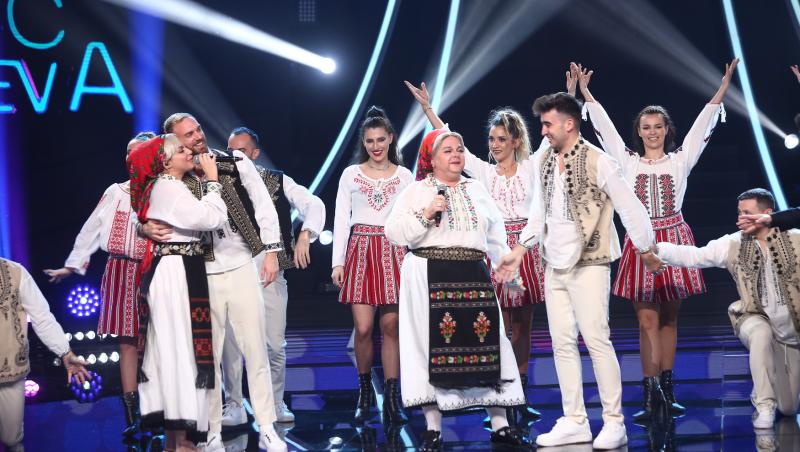 Te cunosc de undeva! 24 februarie 2024. Zarug și Eliza Natanticu, show tradițional românesc transformați în Mioara Velicu