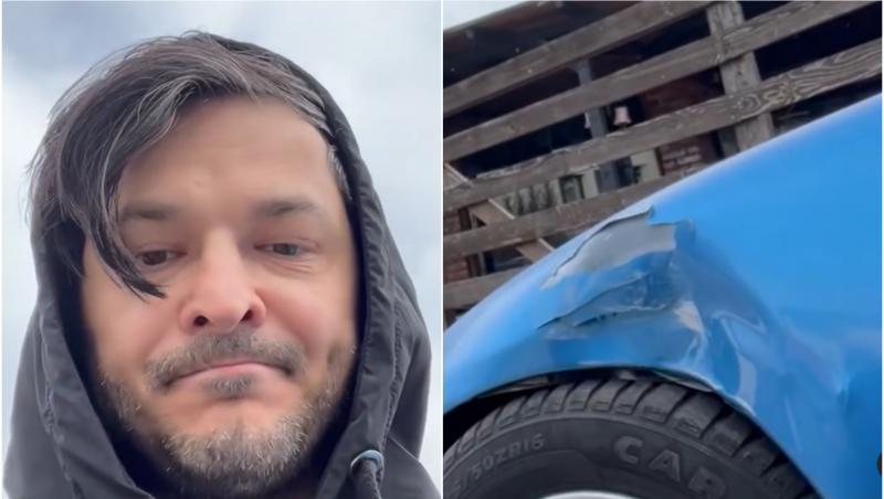 Liviu Vârciu a răbufnit pe rețelele sociale, după ce și-a găsit mașina lovită în parcare