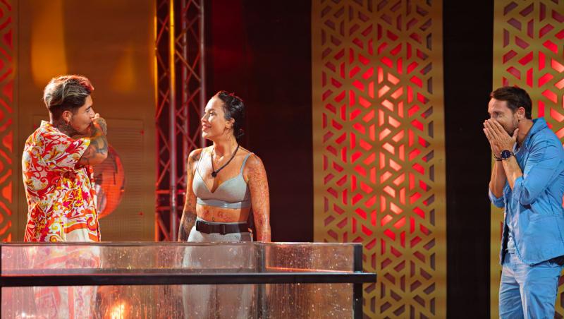 Lino Golden și Delia, propuși spre eliminare ieri seară, la Power Couple România. Probă spectaculoasă de escaladă, înainte de vot