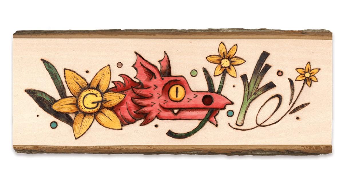 Google a lansat un doodle de 1 martie 2024. Unde e vizibil și ce eveniment marchează ilustrația cu dragon și flori