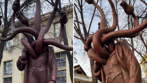 Sculptura „Hidra” de la Iași, vandalizată și comparată cu un demon de locuitori, a fost scoasă la licitație. Cu cât se vinde