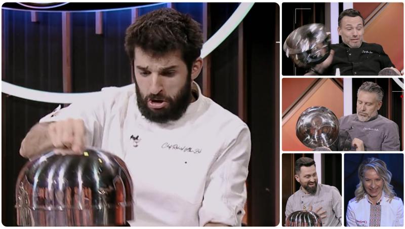 Ștefan Popescu a avut parte de o surpriză de zile mari și era să cadă de pe scaun atunci când a văzut ce are în farfurie, în ediția 3 a emisiunii Chefi la cuțite sezonul 13