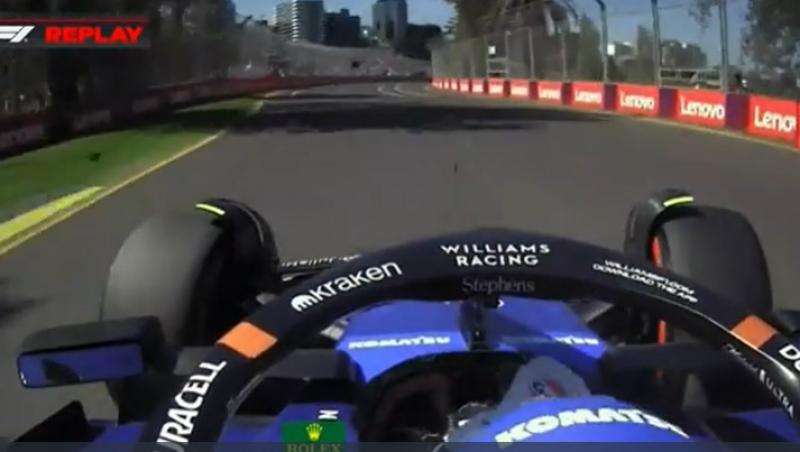 Alexander Albon a suferit un accident grav în primul antrenament Formula 1™ din Australia. A fost arborat steagul roșu