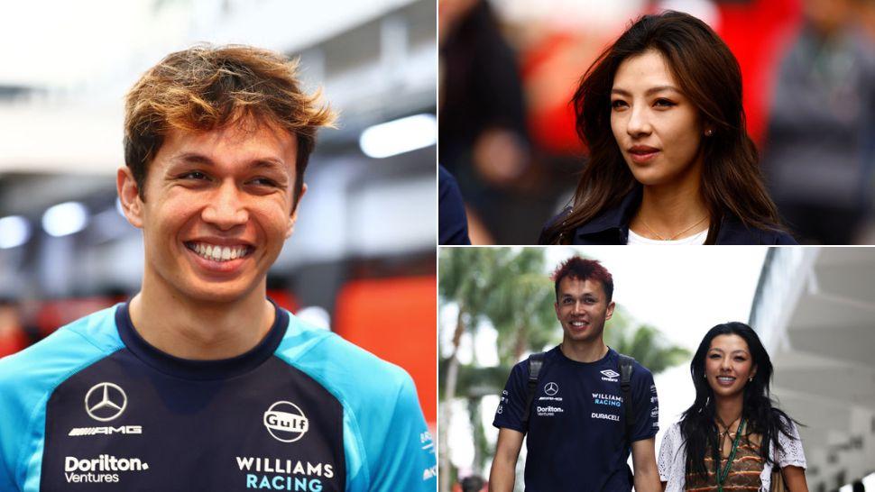 colaj alex albon, Lily Muni He și alex și lily împreună în padocul Formula 1
