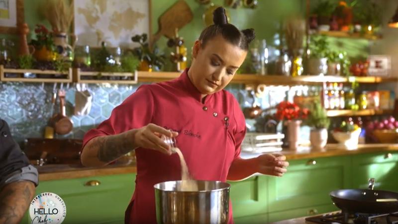 Hello Chef sezon 7, 23 martie 2024. Roxana Blenche a gătit un cozonac tradițional reinterpretat. Secretul unui preparat de succes
