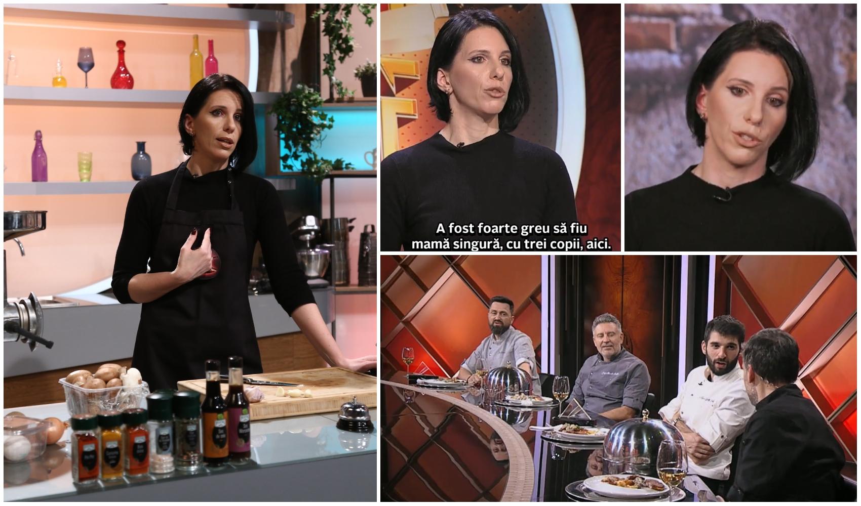 colaj foto cu Maria Korolchuk și cei patru jurați la Chefi la cuțite sezonul 13