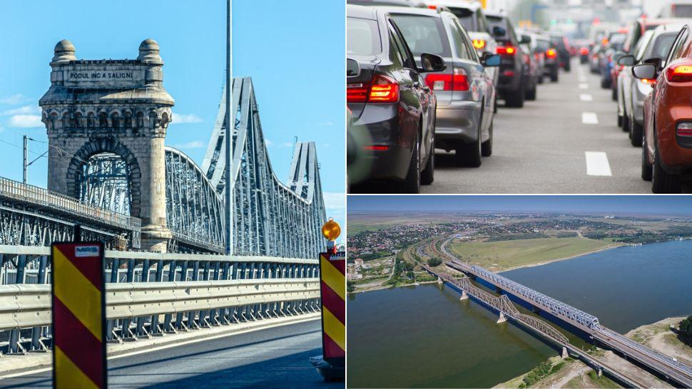 colaj pod fetești-cernavodă, mașini în trafic