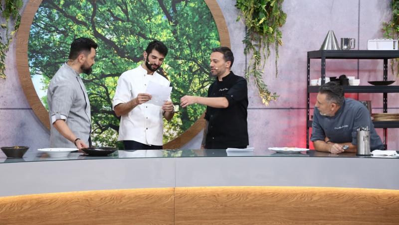 Chef Ștefan Popescu a câștigat amuleta de aseară la Chefi la cuțite, dar Chef Orlando Zaharia a acumulat cele mai multe puncte
