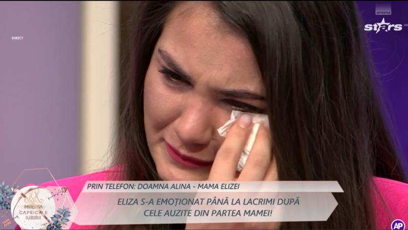 Mireasa, sezon 9. Eliza a plâns în hohote după ce a ascultat mesajul mamei sale. Ce i-a spus doamna Alina
