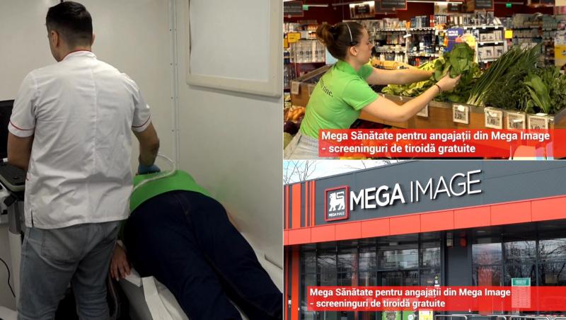 Mega Image desfășoară ce de-a patra ediție de Mega Sănătate, o campanie ce a luat naștere din grijă pentru angajații săi. Mega Image oferă screeninguri de tiroidă gratuite.