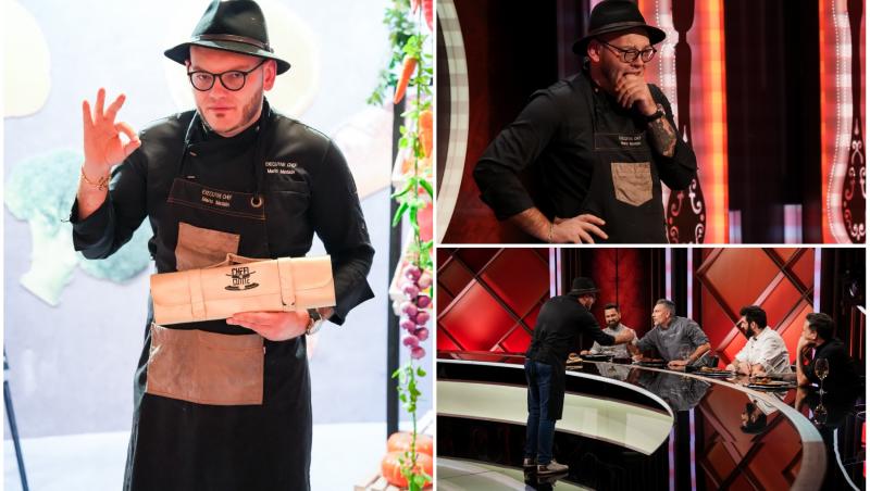 Mario Mădălin Dumitru a primit cuțitul de aur de la Chef Alexandru Sautner, în ediția 6 a emisiunii Chefi la cuțite sezonul 13