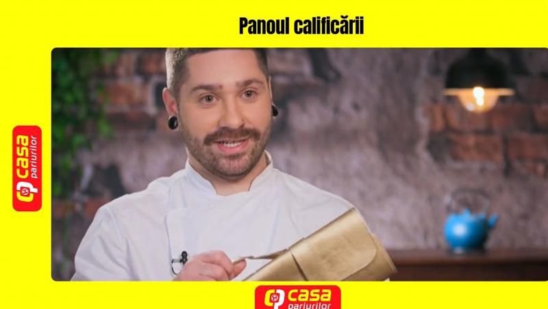 Alexandru Săbădeanu a renunțat la arte și design și a pariat pe pasiunea lui pentru gătit! Orlando Zaharia i-a dat cuțitul de aur