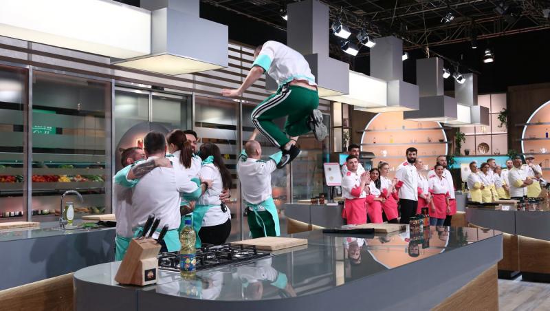 Echipa lui Chef Orlando Zaharia a câștigat battle-ul ieri seară, la Chefi la cuțite. O concurentă, eliminată la proba individuală