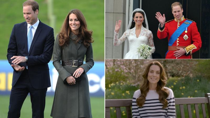 Prințul William și Prințesa de Wales, Kate Middleton, sărbătoresc astăzi 13 ani de căsătorie. Cei doi membrii ai casei regale au simțit să sărbătorească această zi cu un portret cu ei din ziua nunții, de acum fix 13 ani.