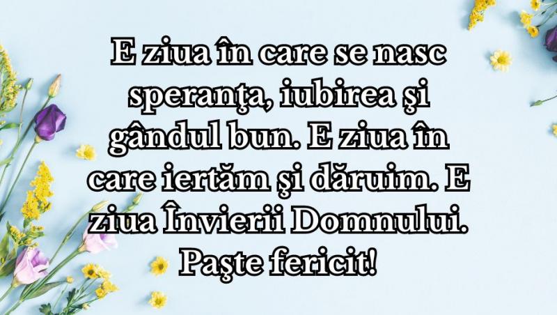 Felicitare de Paște. Mesaje frumoase de Paște 2024