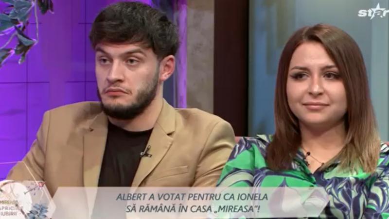 Mireasa, sezon 9. Ce s-a întâmplat, de fapt, între Ionela și Albert, după ce fata a decis să plece: „În ochii mei s-a reabilitat”