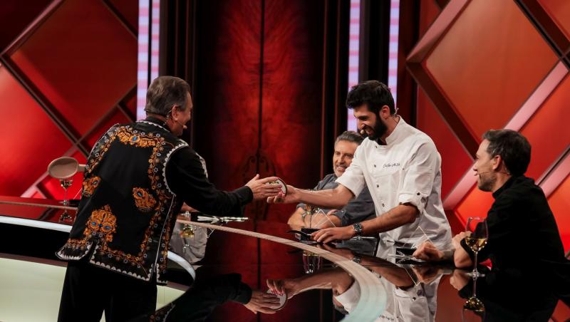 Chef Richard Abou Zaki a câștigat amuleta în ediția de ieri seară Chefi la cuțite