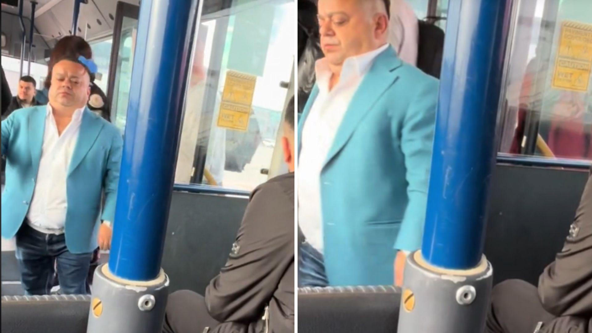 Adrian Minune, surprins în timp ce mergea cu autobuzul. Imaginile au devenit virale: „Calitate de om”