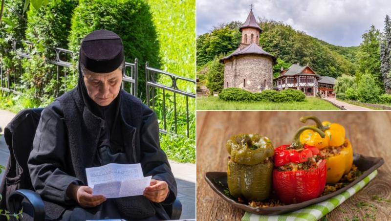 Măicuțele de la Mănăstirea Prislop împărtășesc rețeta folosită pentru ardeii umpluți de post