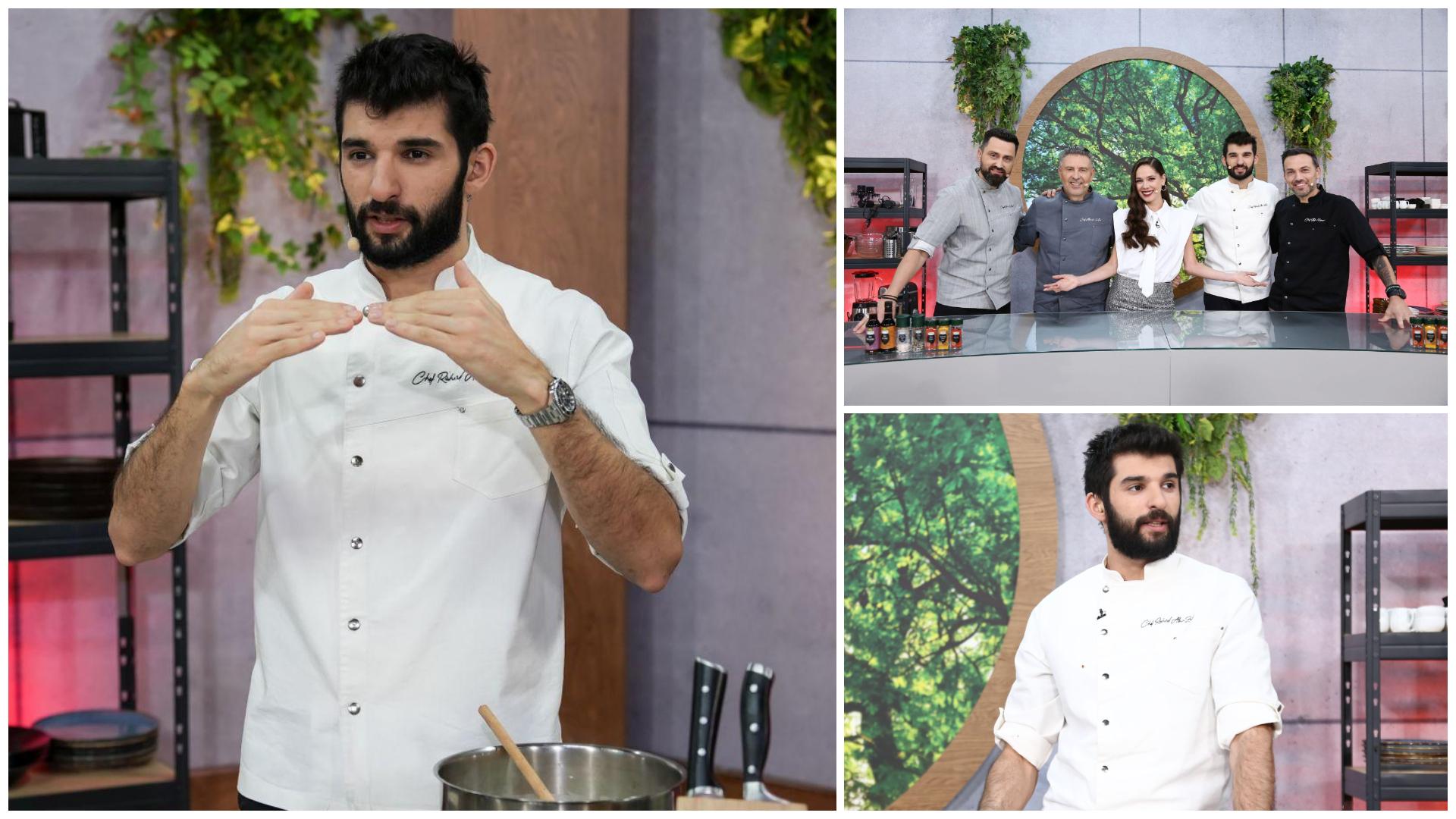 Colaj cu chef Richard Abou Zaki la Chefi la cuțite și în trei ipostaze diferite