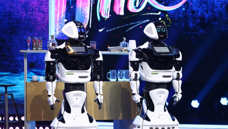 iUmor sezonul 16, 7 aprilie 2024. Robotul Cosmo, număr de stand-up cu partenerul său. Natanticu: „Ce faci cu banii dacă câștigi?”