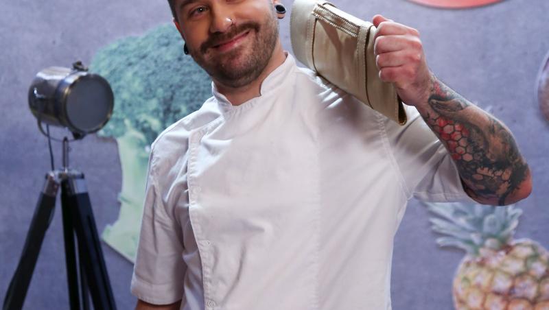 Chef Orlando Zaharia a dat cuțitul de aur ieri seară, la Chefi la cuțite. Roata norocului complică misiunea juraților diseară