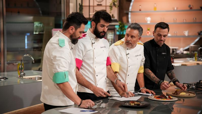 Chef Richard Abou Zaki și echipa roz au impresionat coșarii cu un preparat spectaculos. Ce au gătit concurenții: „Era gustos!”