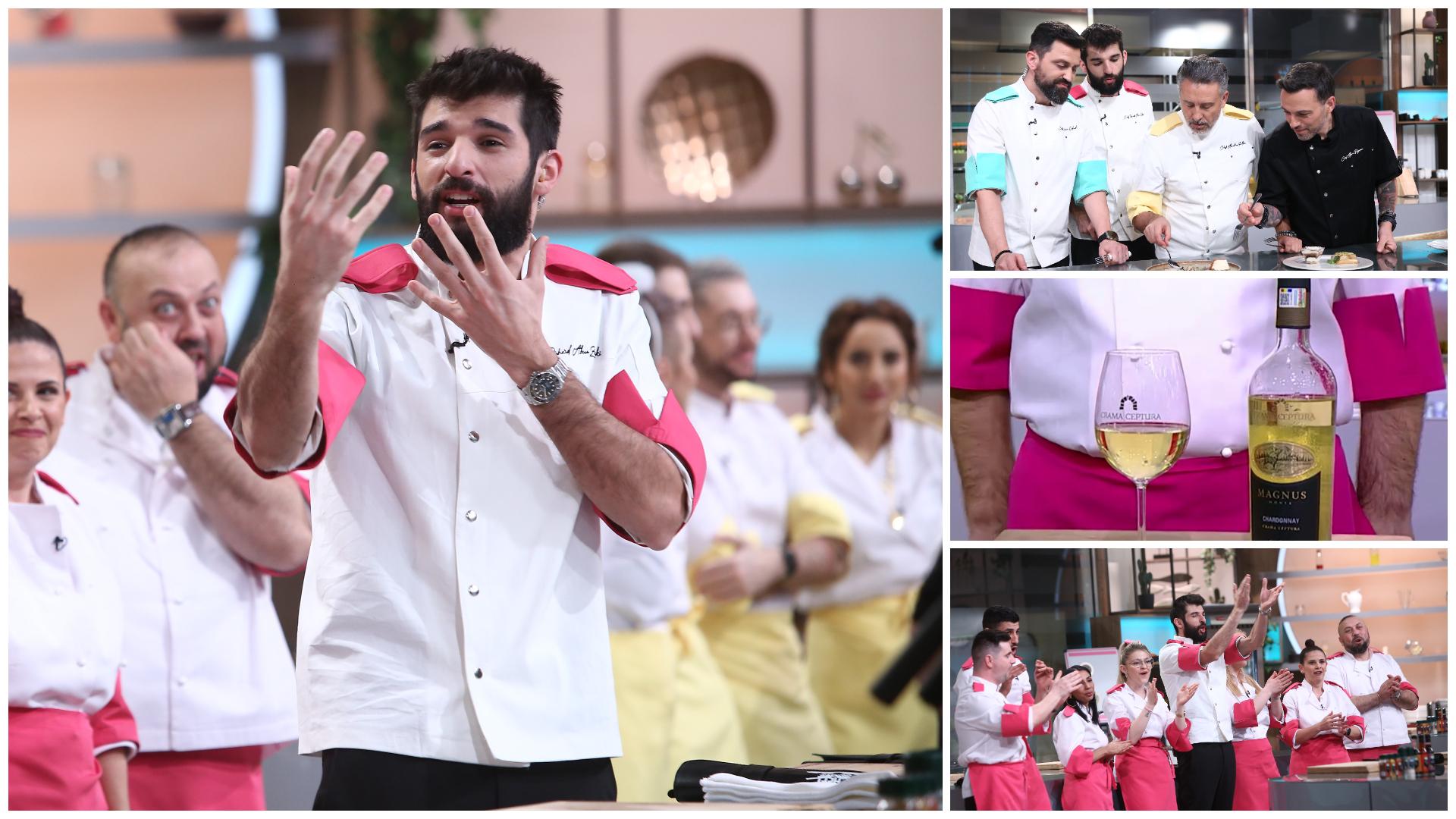 Colaj cu chef Richard Abou Zaki și echipa roz la Chefi la cuțite