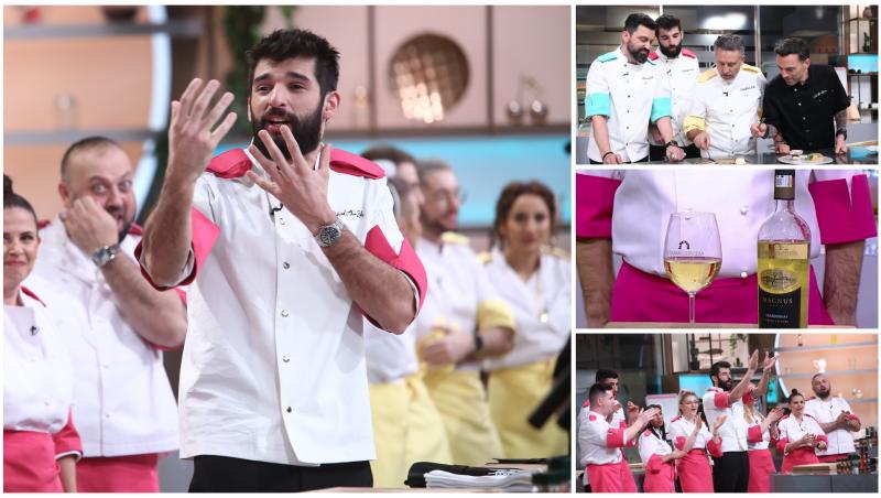 Colaj cu chef Richard Abou Zaki și echipa roz la Chefi la cuțite