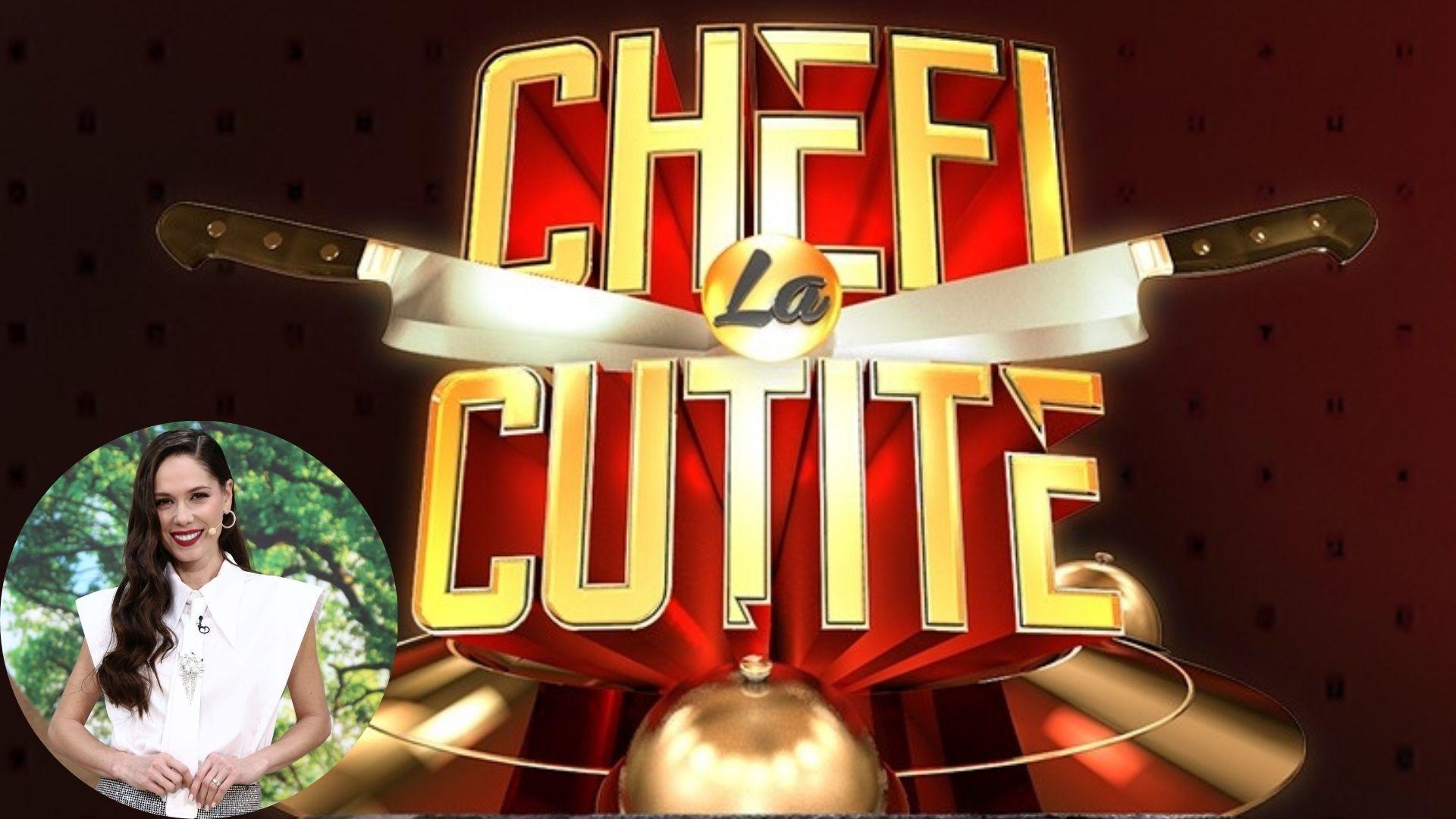 Colaj cu logo Chefi la cuțite și cu Irina Fodor