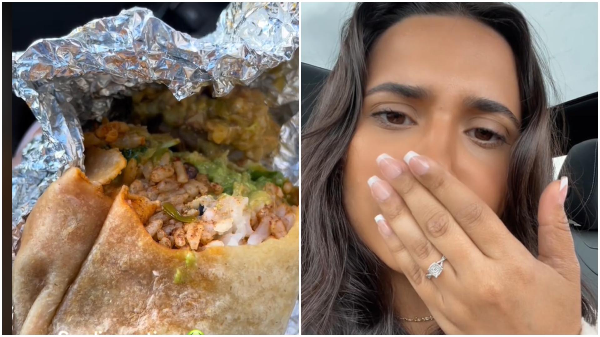 O femeie a făcut o descoperire dezgustătoare în burrito. Ce a putut găsi în mâncare: „Acela nu e un bob de fasole”