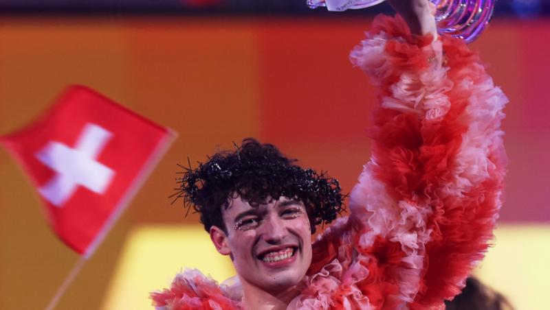 Elveția este câștigătoarea Eurovision 2024! Nemo a spart trofeul pe scenă | VIDEO