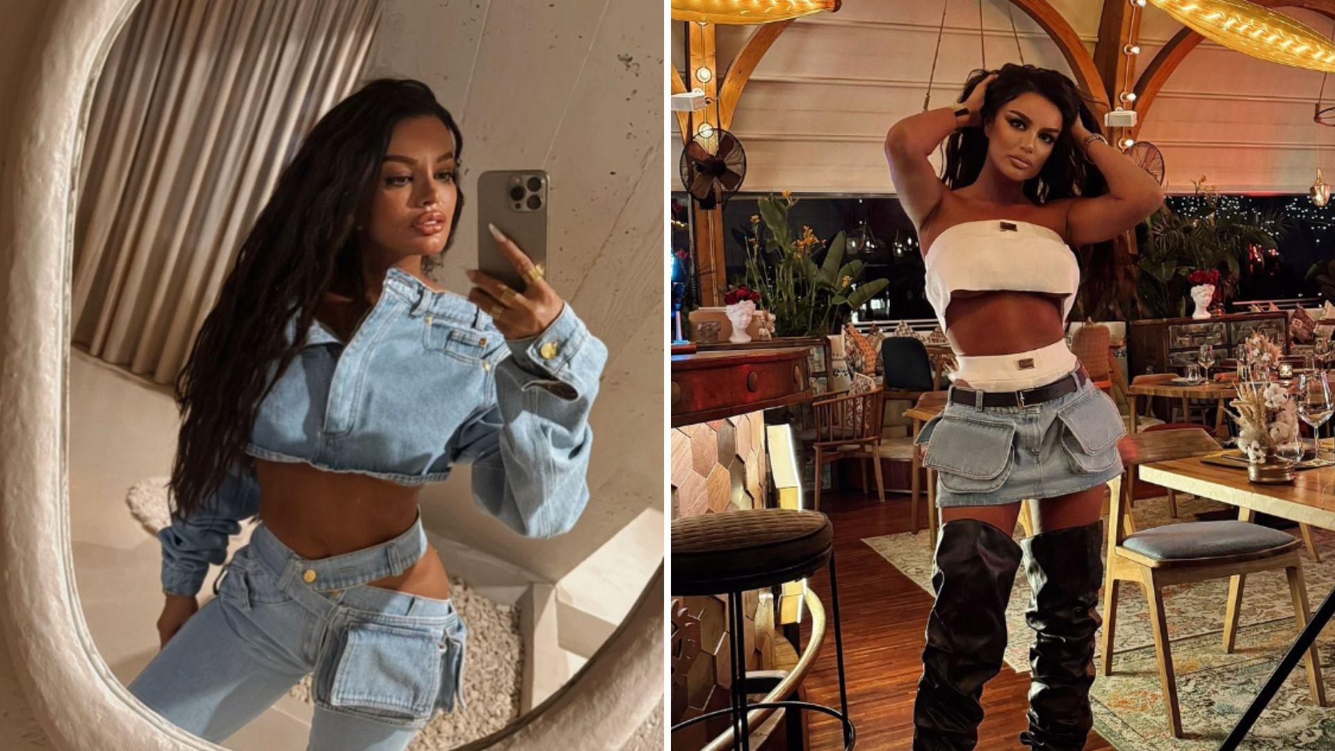 Imagini incendiare cu Babs, fosta iubită a lui Dorian Popa &icirc;n Dubai. Bruneta de 41 de ani nu mai iese din ținutele mulate